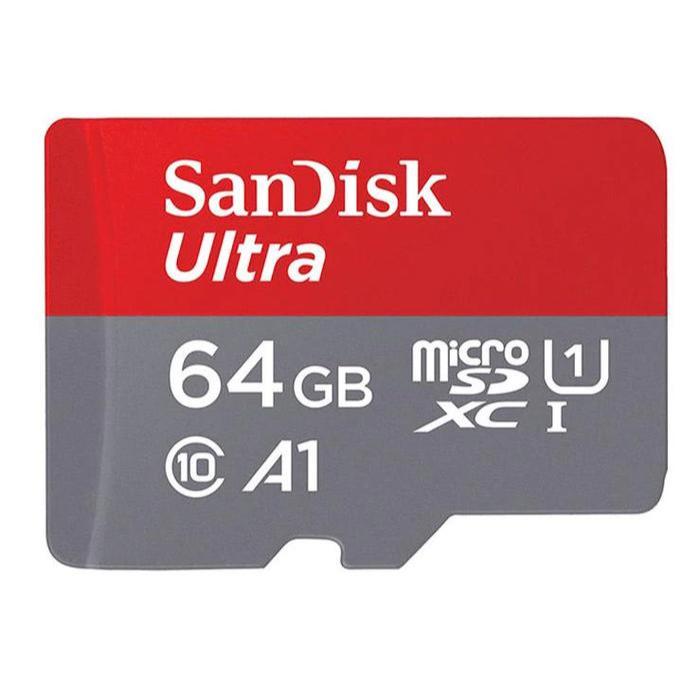 Microsd SDXC Sandisk Ultra 64Gb SDSQUAB-064G 140 Mb/s