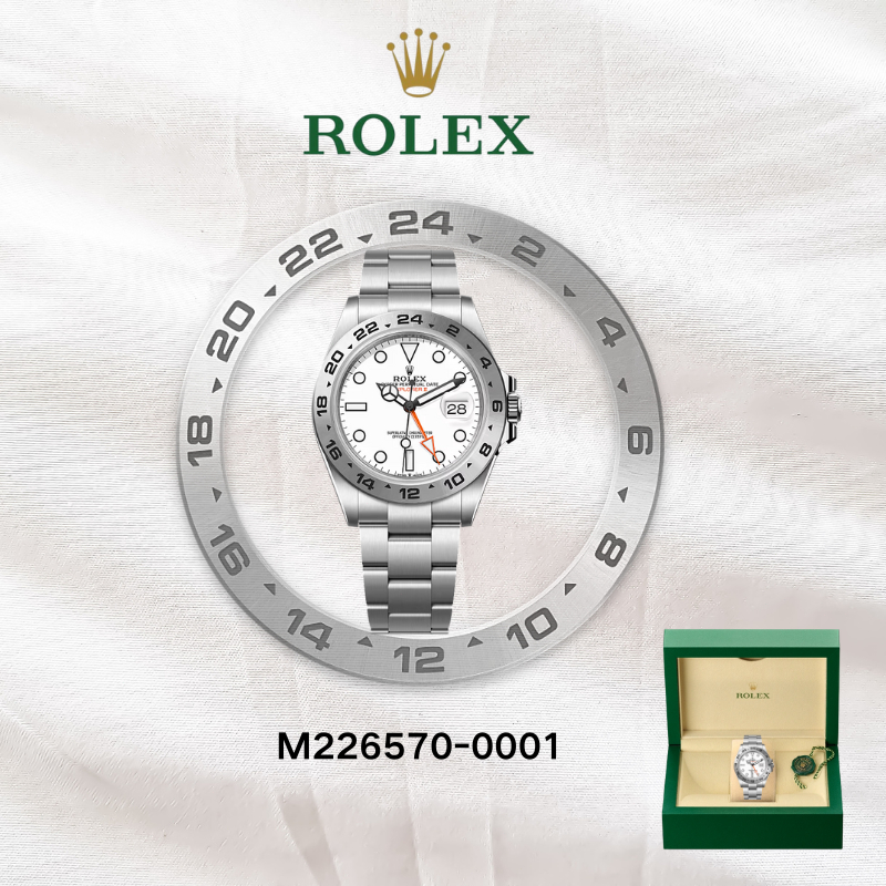 (100% Asli) Bayar di Tempat. Jam tangan pria Rolex Submariner  M226570-0001Wajah Jam Putih tahan air