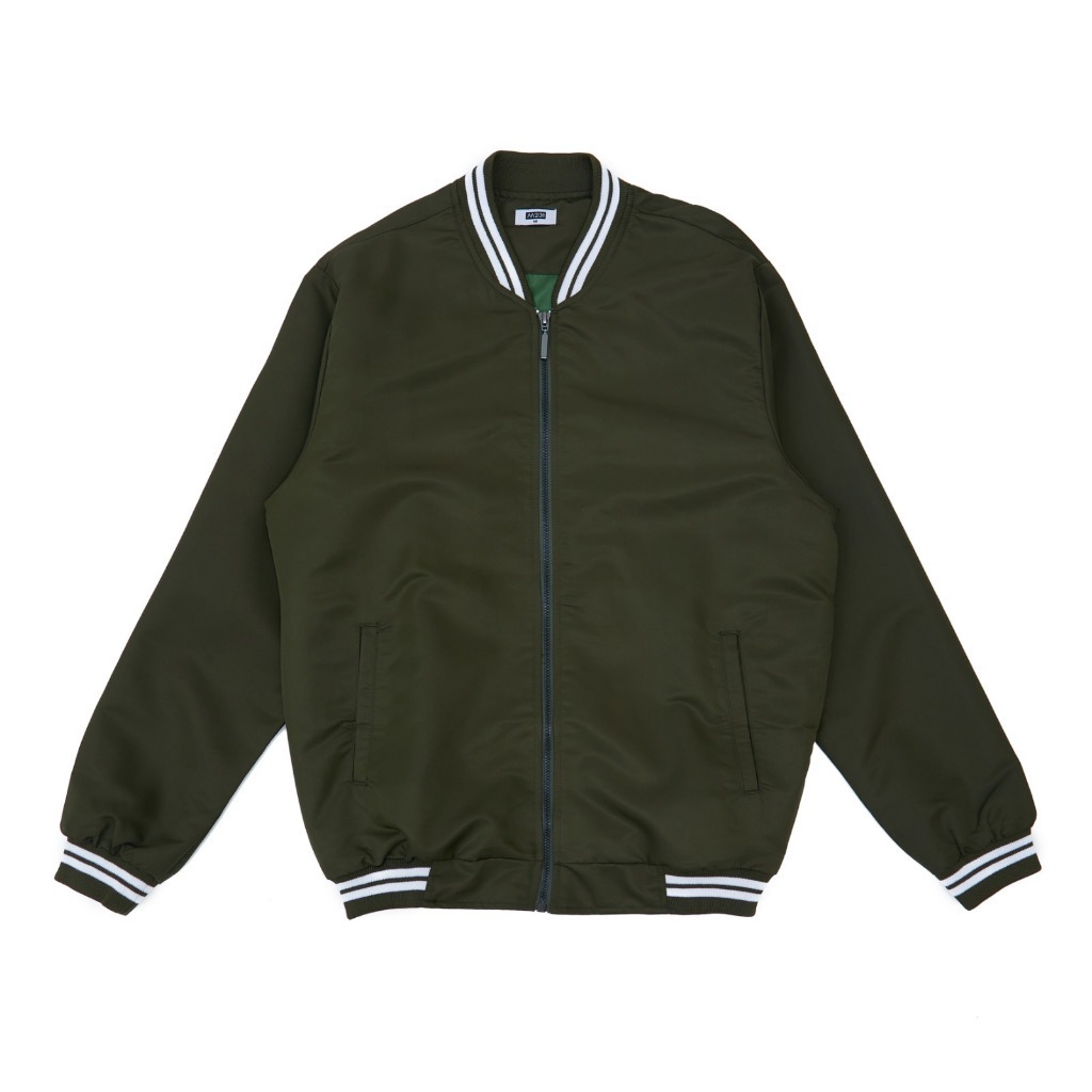 M231 Jaket Pria Bomber Taslan Panjang 2078