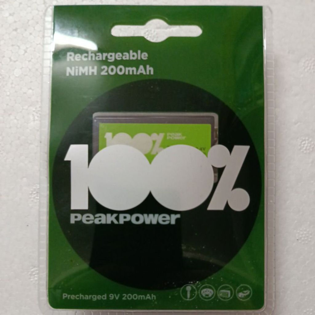 Baterai cas Kotak 9volt 200mah