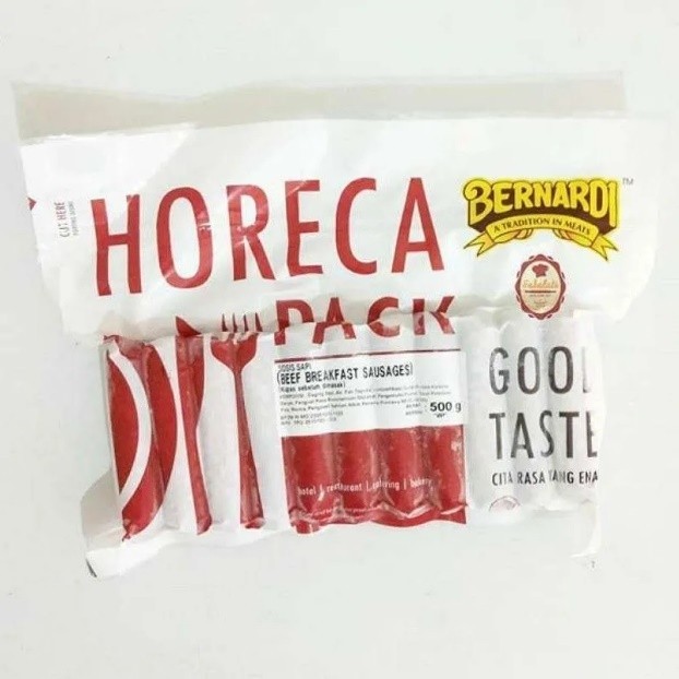 BHP Breakfast Sosis CL 500 Gram - Zahra Frozen Mart