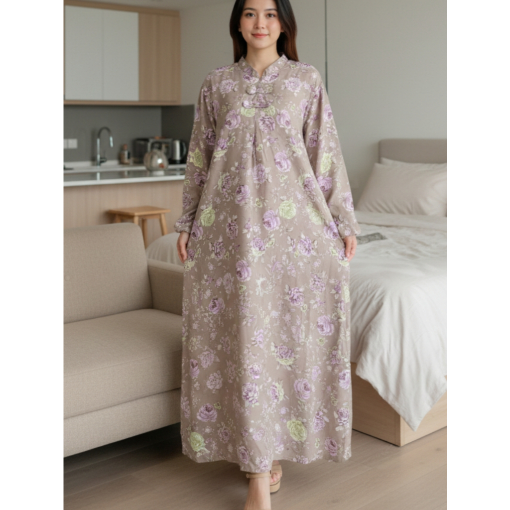 [SOMILA DELUX] LD 110 RAYYA DRESS BUSUI. RAYON VISCOSE PREMIUM