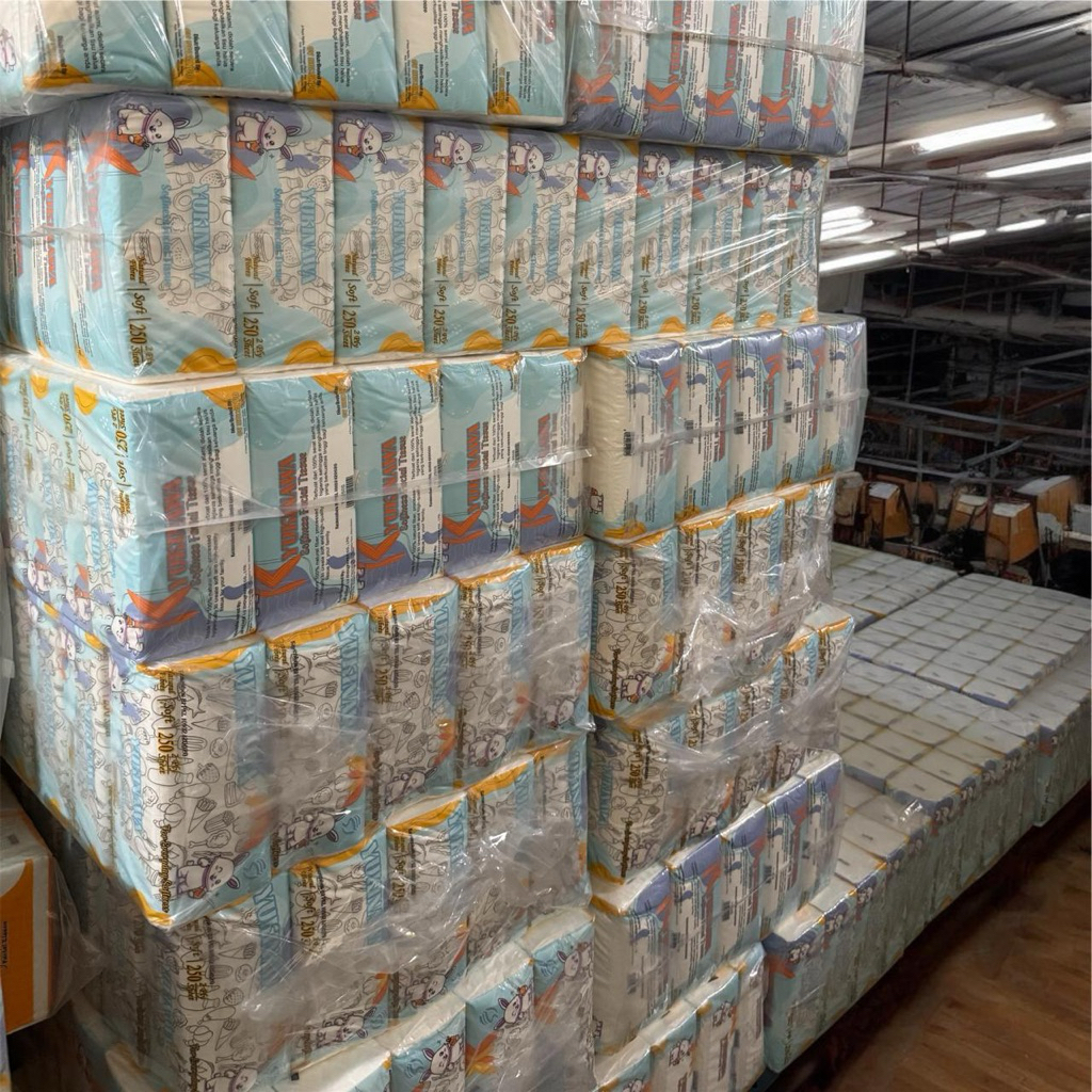 1 BALL 50 PCS Tisu Yukinawa 250 Shets/Tisu 2 Ply/Tisu Murah