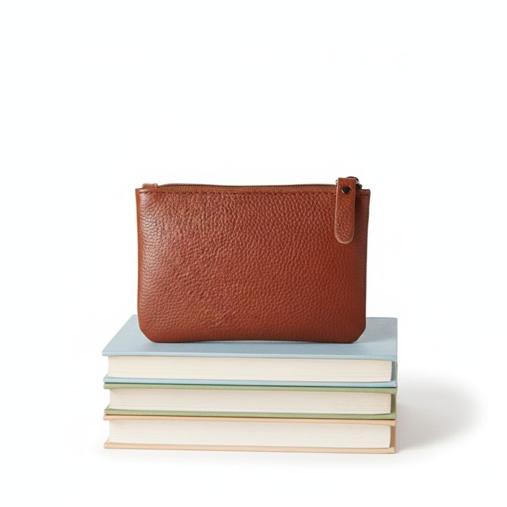 YUMNABAG Dompet Koin Wanita Kulit Kecil Terbaru dengan Resleting