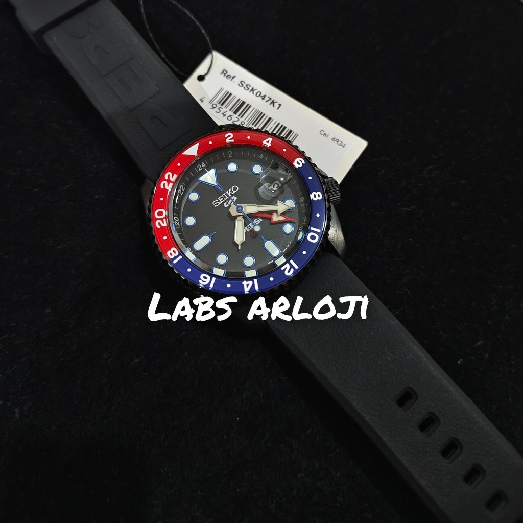 Jam Tangan Seiko 5 Sports x Pepsi Limited Edition Limited edition of 7,000 pieces  SKX series SSK004