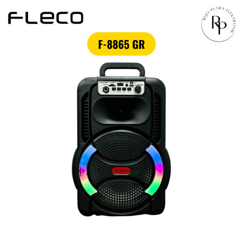 FLECO SPEAKER PORTABLE 8 INCH F-8865 GR