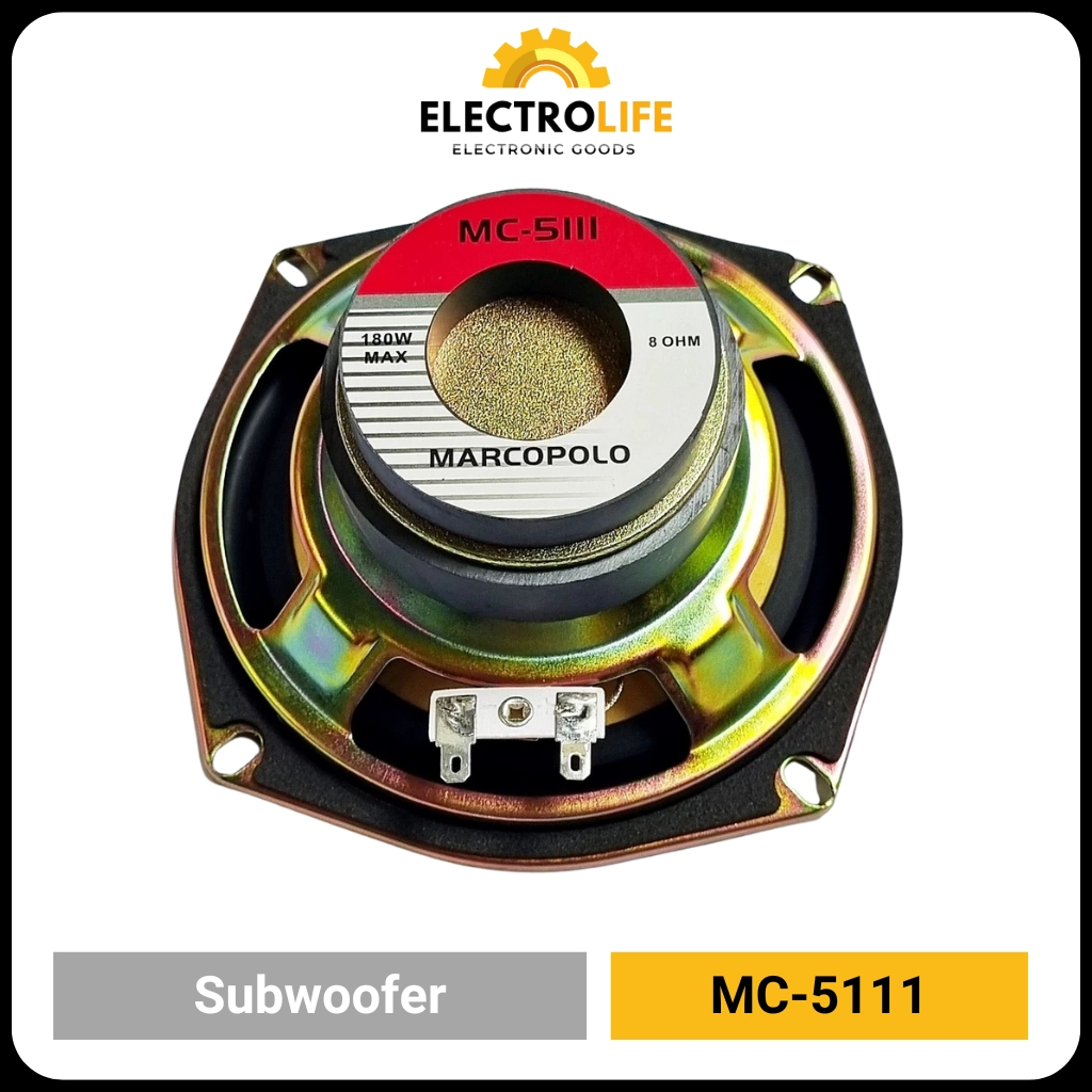 Marcopolo MC-5111 Speaker Subwoofer 5 inch 180 watt