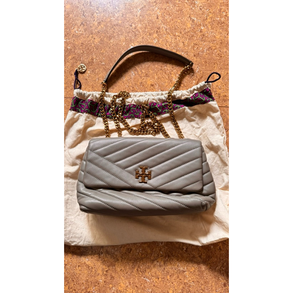 preloved Tas Tory Burch Kira Chevron Small