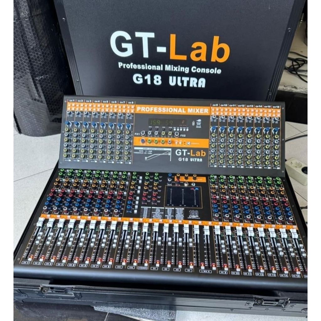 MIXER GT-LAB G18 ULTRA 18 CHANNEL ORIGINAL BY RDW GTLAB G18 ULTRA