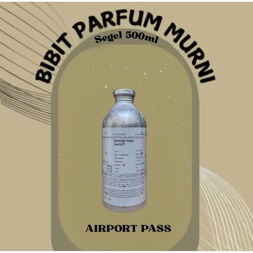 PARFUM AIRPORT PASS INSPIRED PARIS HILTON PASSPORT BY LUZI 500GR SEGEL