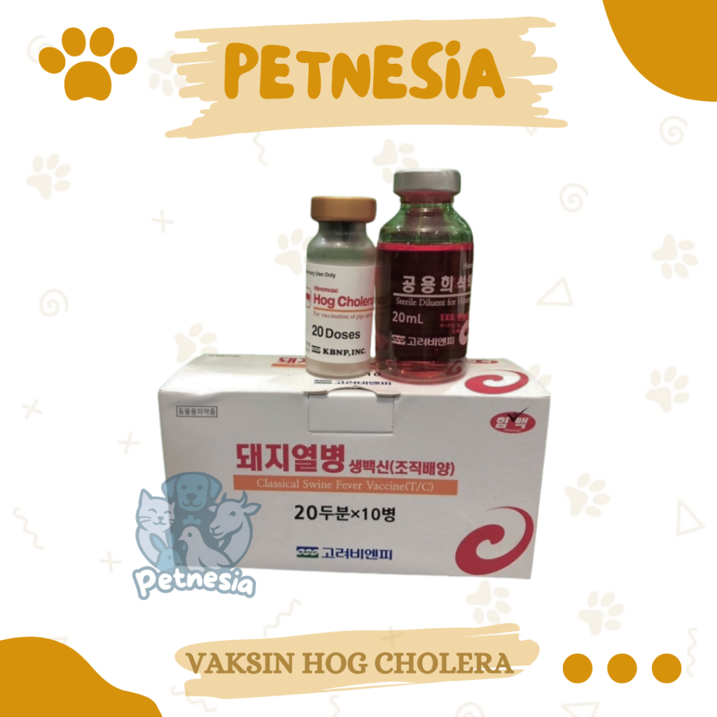 VAKSIN HOG CHOLERA (CSF) - Untuk Babi 20 Dosis