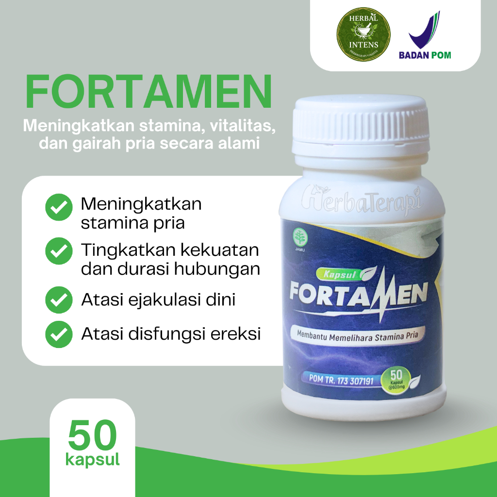 Fortamen obat herbal untuk stamina pria