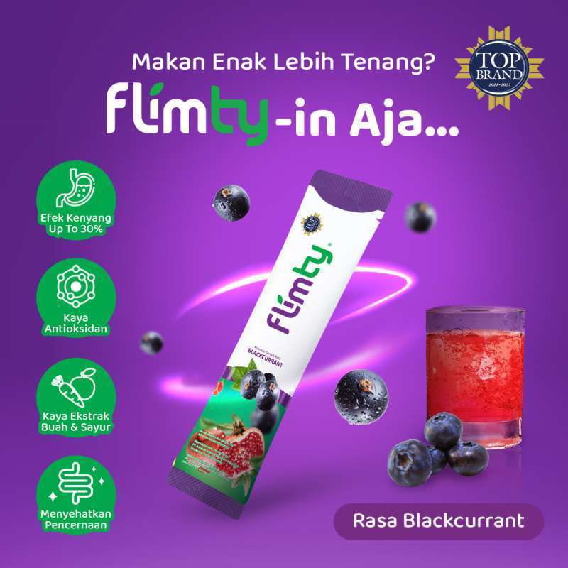 FLIMTY FIBER 1 SACHET || FLIMTY BLACKCURRENT & RASBERRY