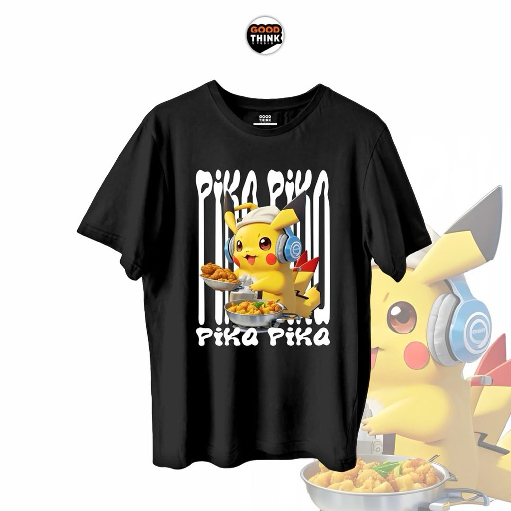 T-SHIRT PIKA PIKA GDTK