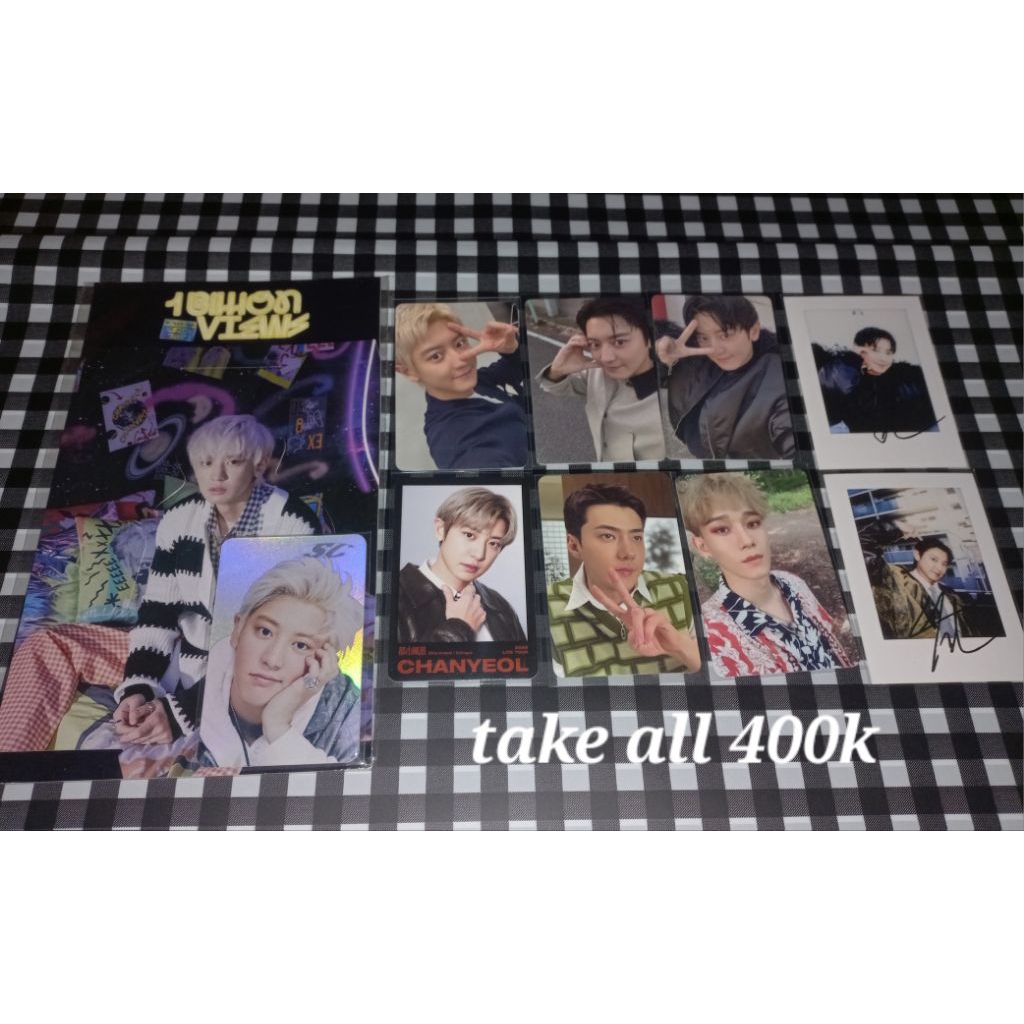 [READY STOCK] BUNDLE Photocard Chanyeol Holo 1 Billion Views Rare