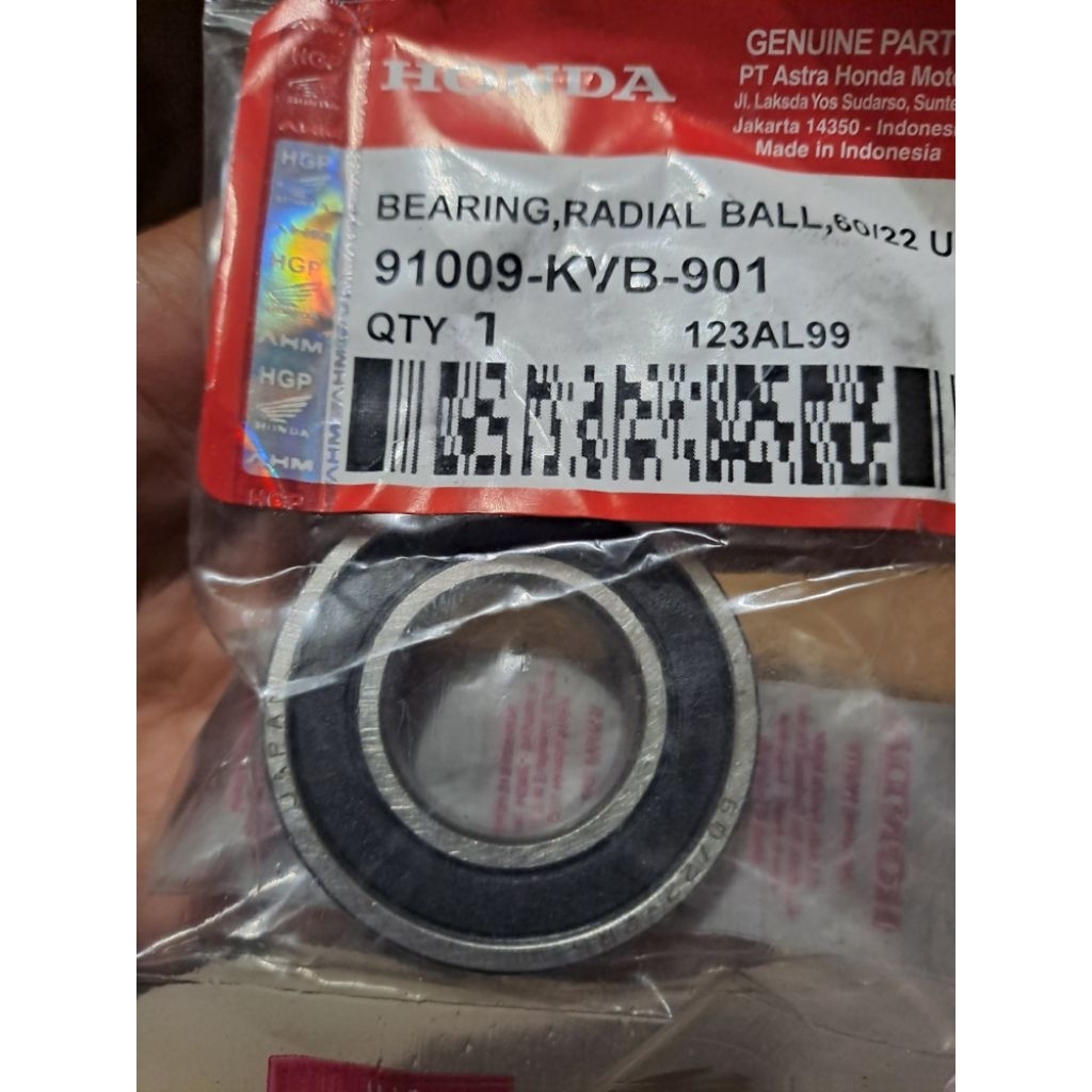 Bearing Roda Belakang Beat Vario 6022