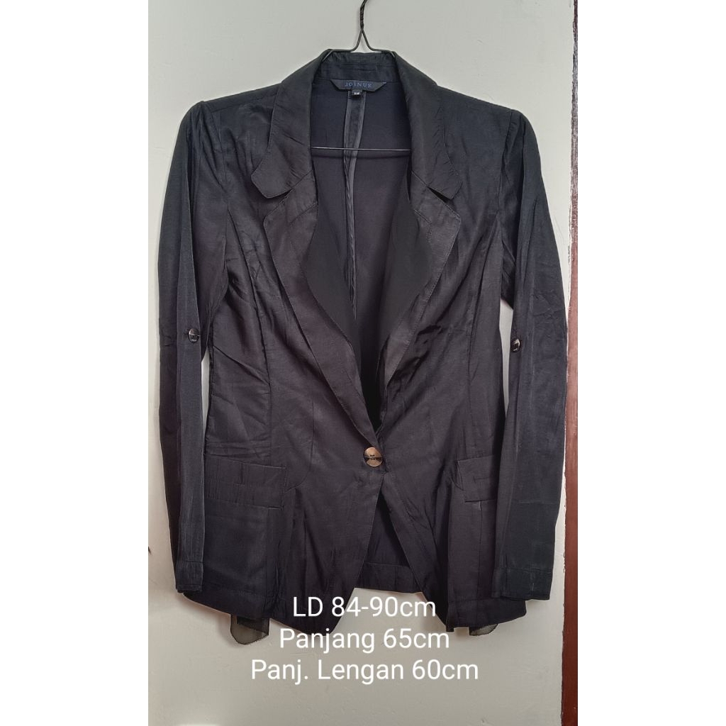 Preloved Blazer Hitam Unik Joinus