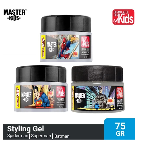 Master Kids Styling Gel Minyak Rambut Anak Pomade Anak Superhero