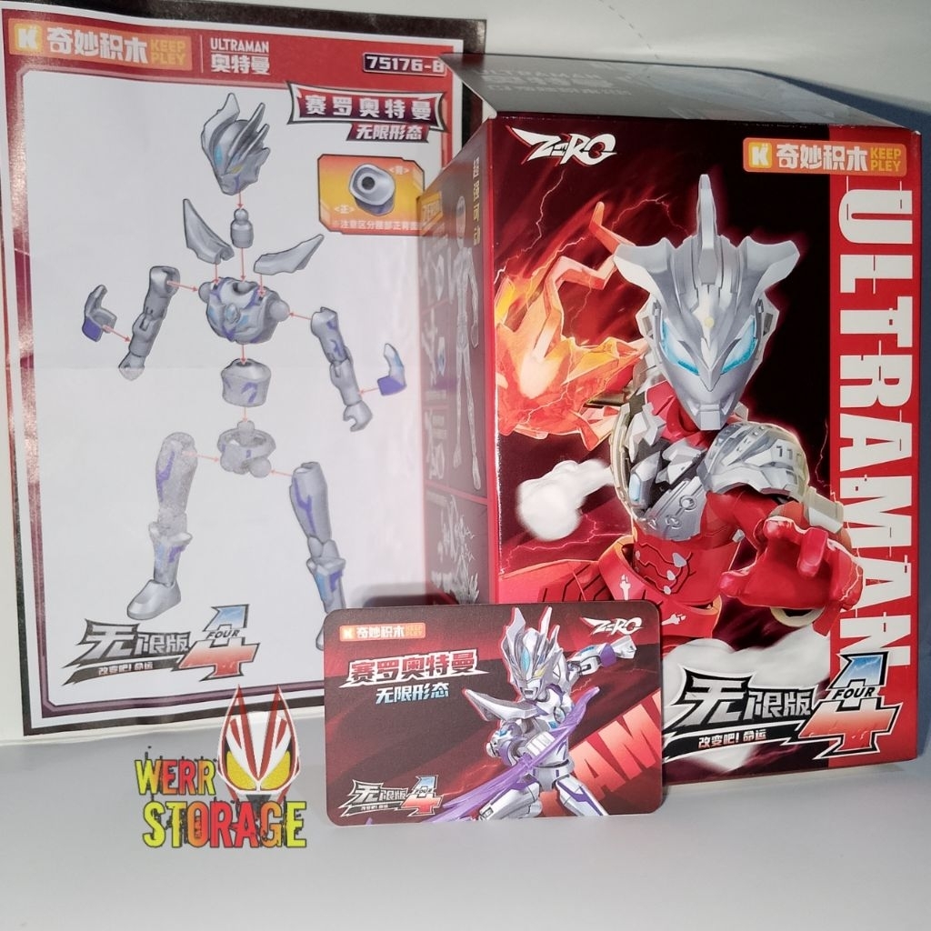 Action Figure Ultraman Keepley Infinite Version Vol 4 Ultraman Zero Beyond