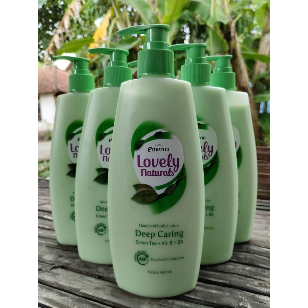 Emeron lovely naturals hand and body lotion green tea