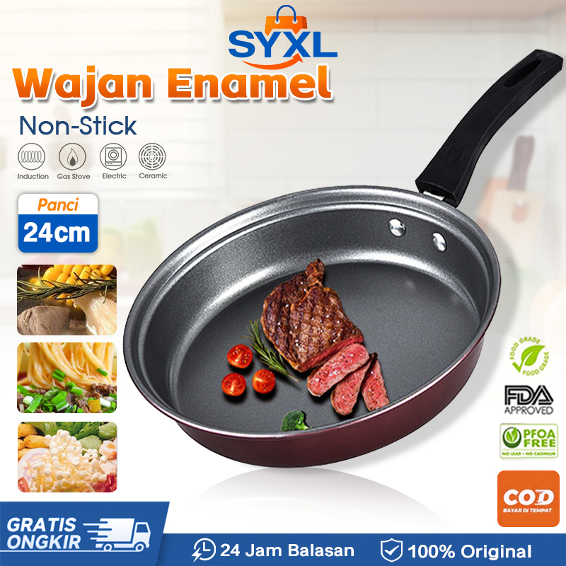 Wajan Penggorengan Anti Lengket 26cm/Wajan Anti Lengket Stainless