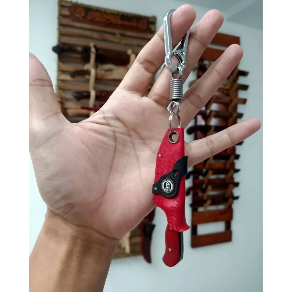 Pisau mini gantungan kunci