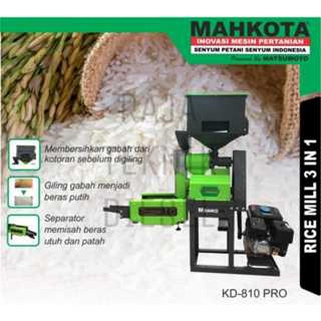 Gilingan Padi Kombinasi 4in1 Mahkota KD 820 PRO C / KD-820 Pro C ORIGINAL TERBAIK