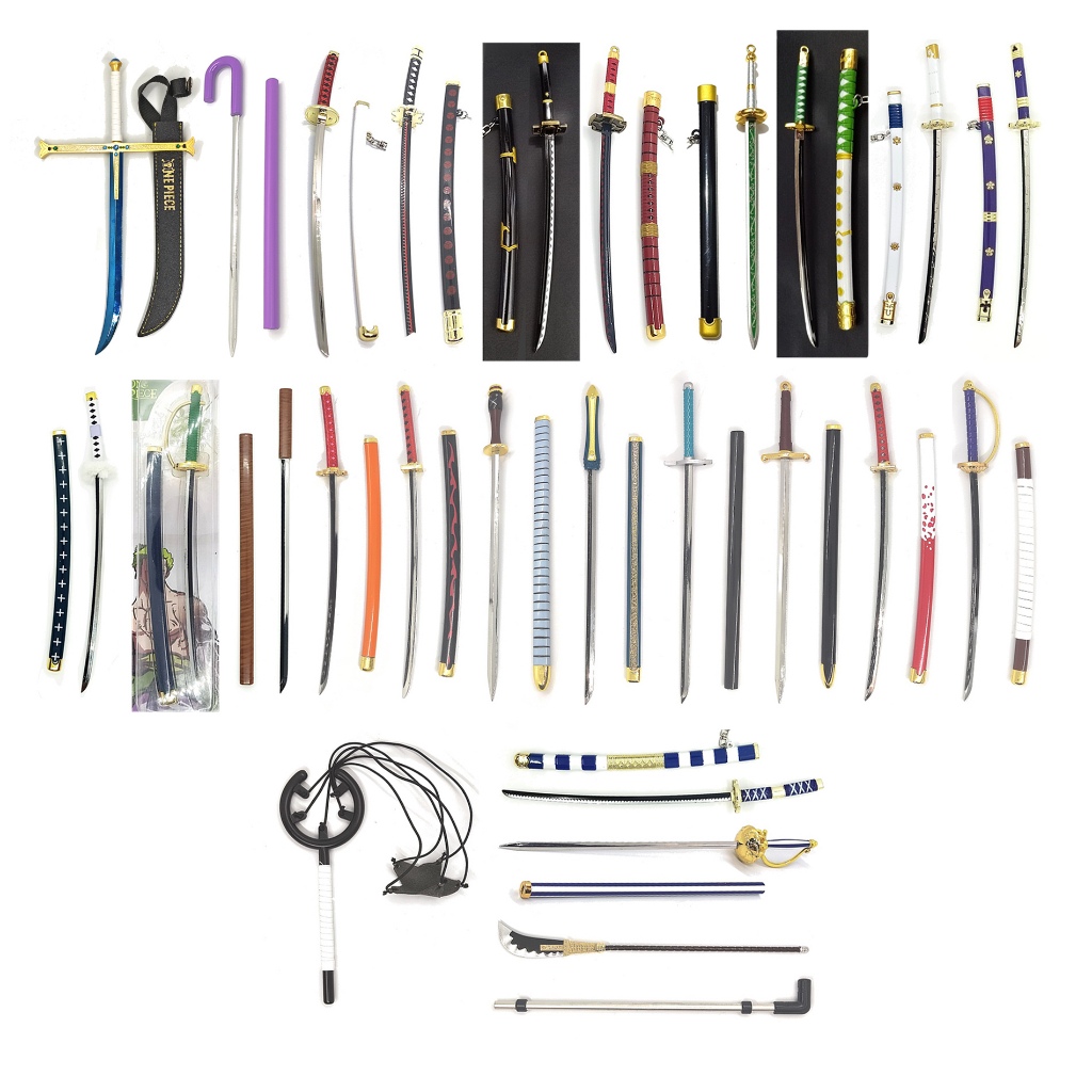 Pajangan pedang mihawk anime one piece 22 cm