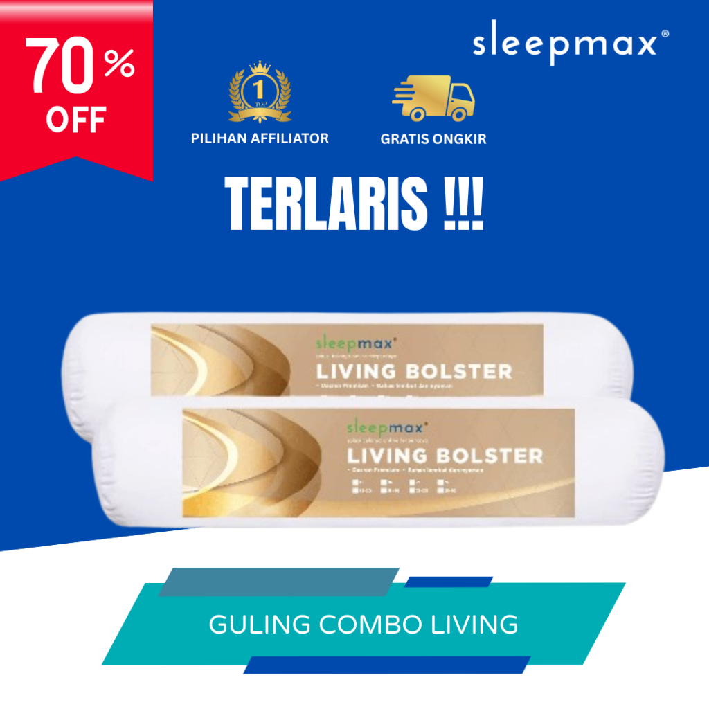 Paket 2 Guling Tidur Combo Living Bolster Sleepmax