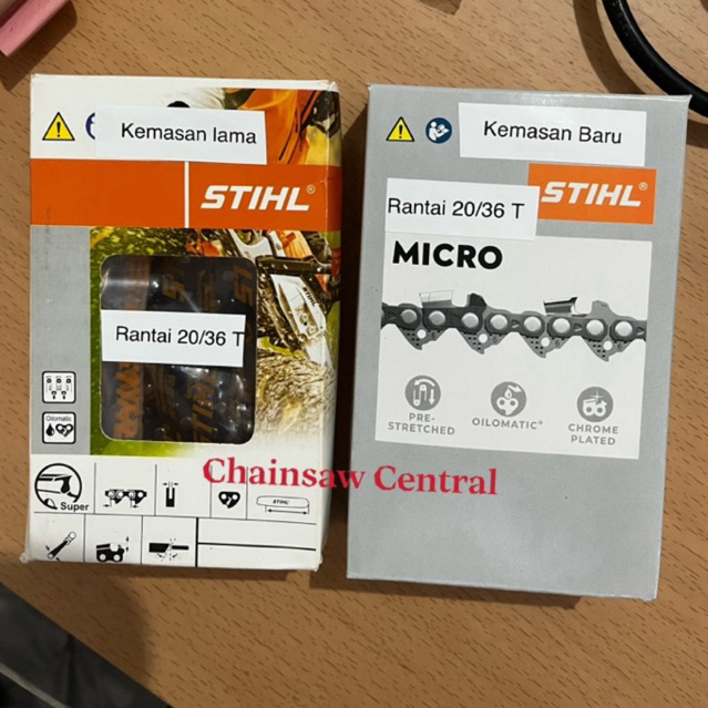 Rantai  Stihl 20"/36T.Rantai Untuk Bar Senso/Sinso Stihl 20 inch 36 Mata