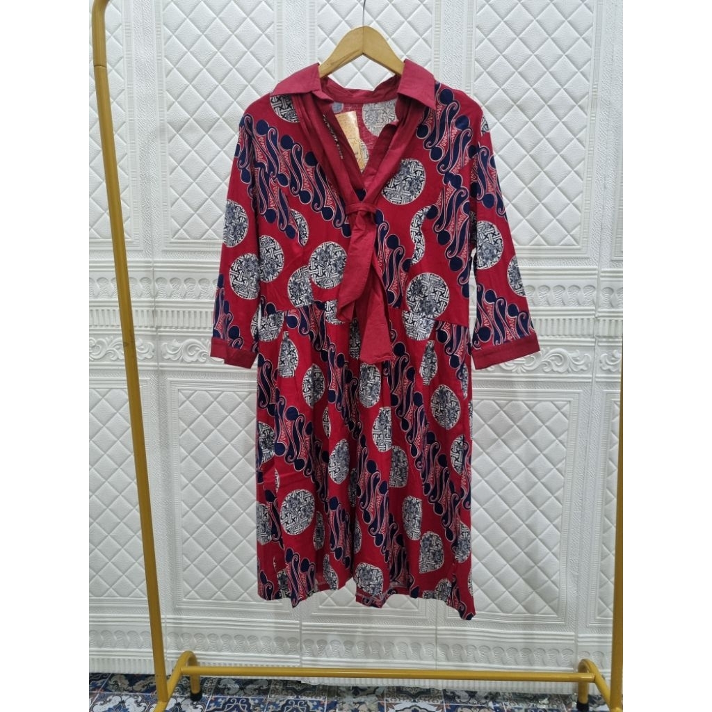 Dres batik dres batik big size batik jumbo tunik batik