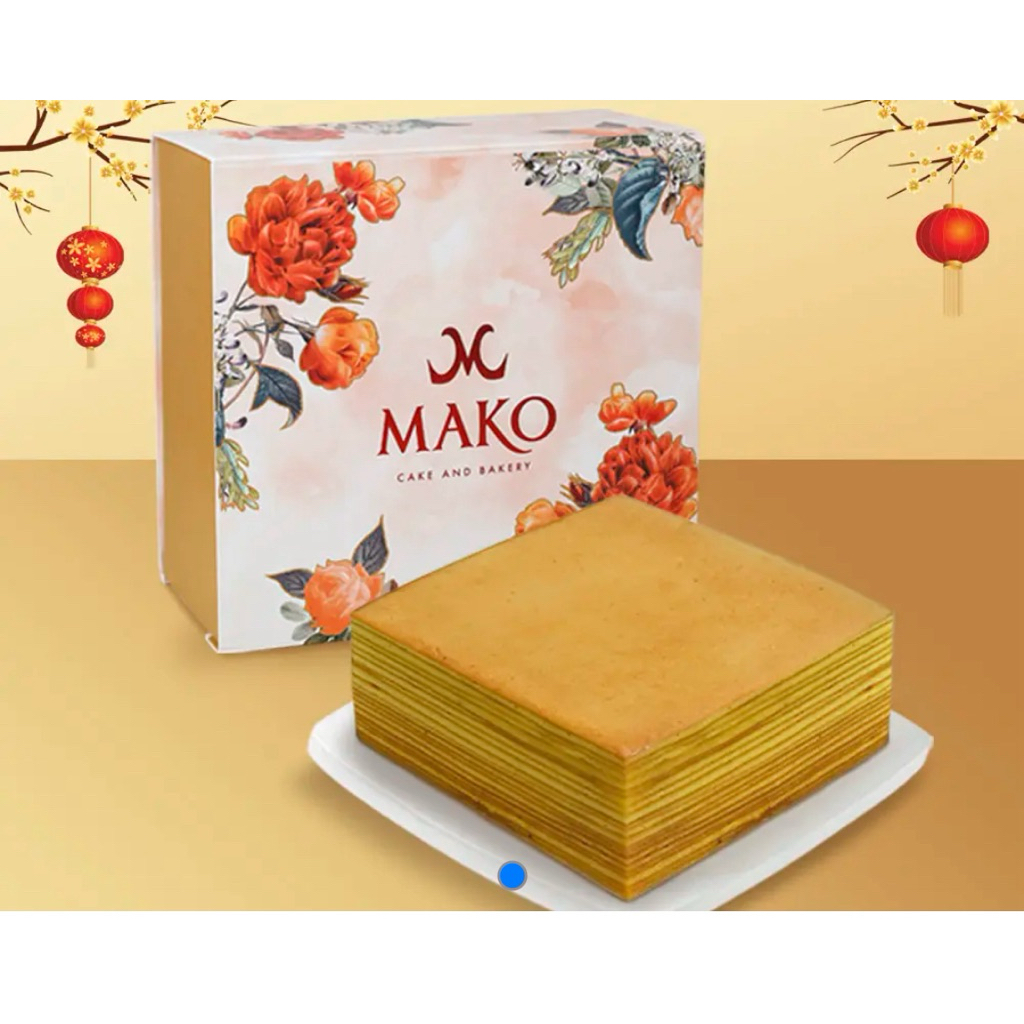 Mako Cake & Bakery Lapis Legit Original Cheese Prune (9x9cm)