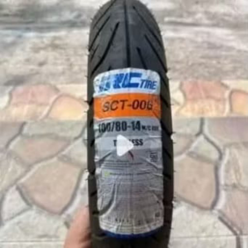 Ban IRC Tubless 100/80-14 Untuk PCX 150 Depan, Vario 160 Depan, Aerox 155 Depan, Vario 125/150