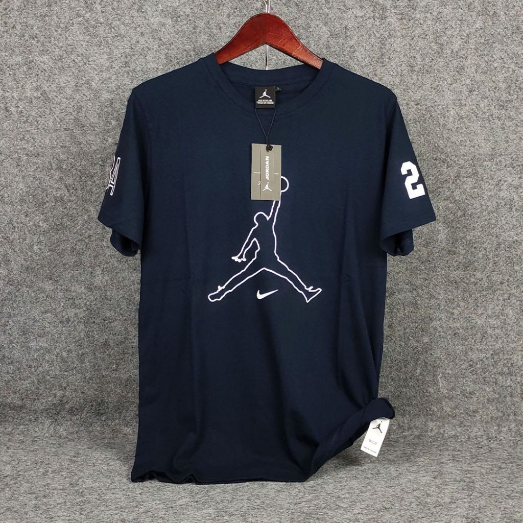 AIR JORDAN T-Shirt Branded Premium Kaos Distro Lengan Pendek 100% Cotton Combed 24S Bordir Aplikasi 