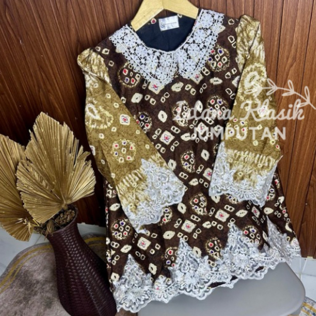 CLAUDIA BLUS JUMPUTAN TUNIK JUMPUTAN PALEMBANG ATASAN JUMPUTAN KOMBINASI TUNIK JUMPUTAN PALEMBANG BY