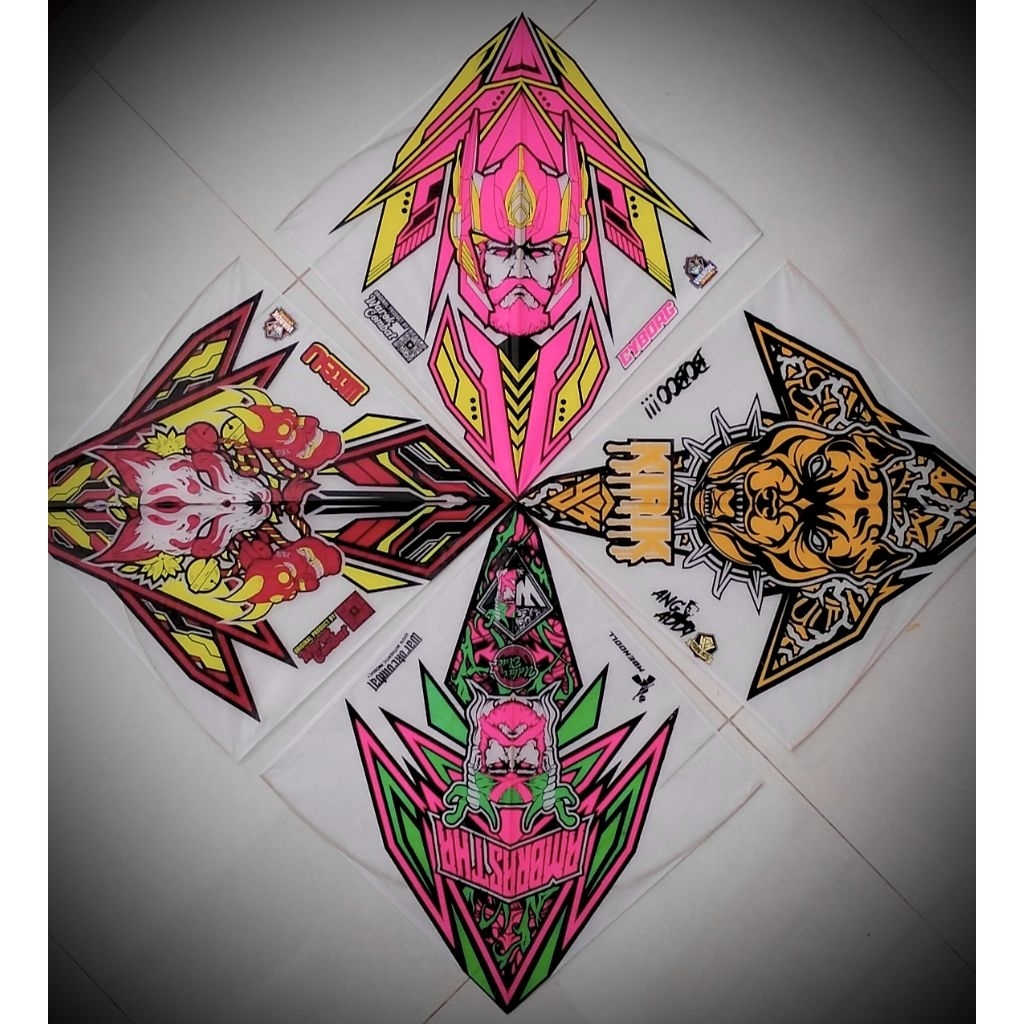 Paket 3 Layangan Wibu Ambrasta Kirik Layangan Turnamen by Warok Kite