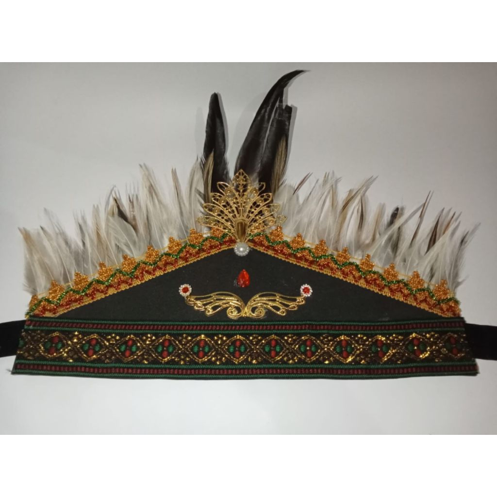 Mahkota buku dayak motif