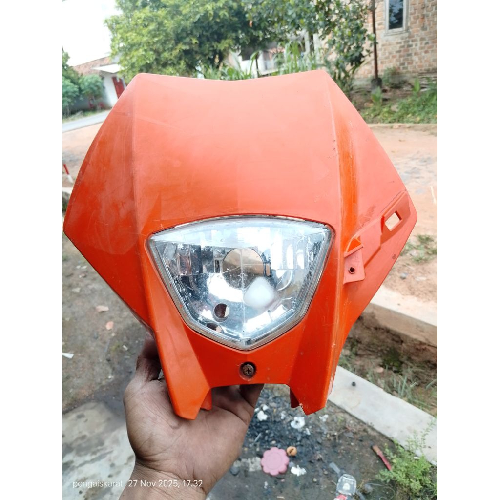 headlamp ktm lampu depan trail ktm original bekas