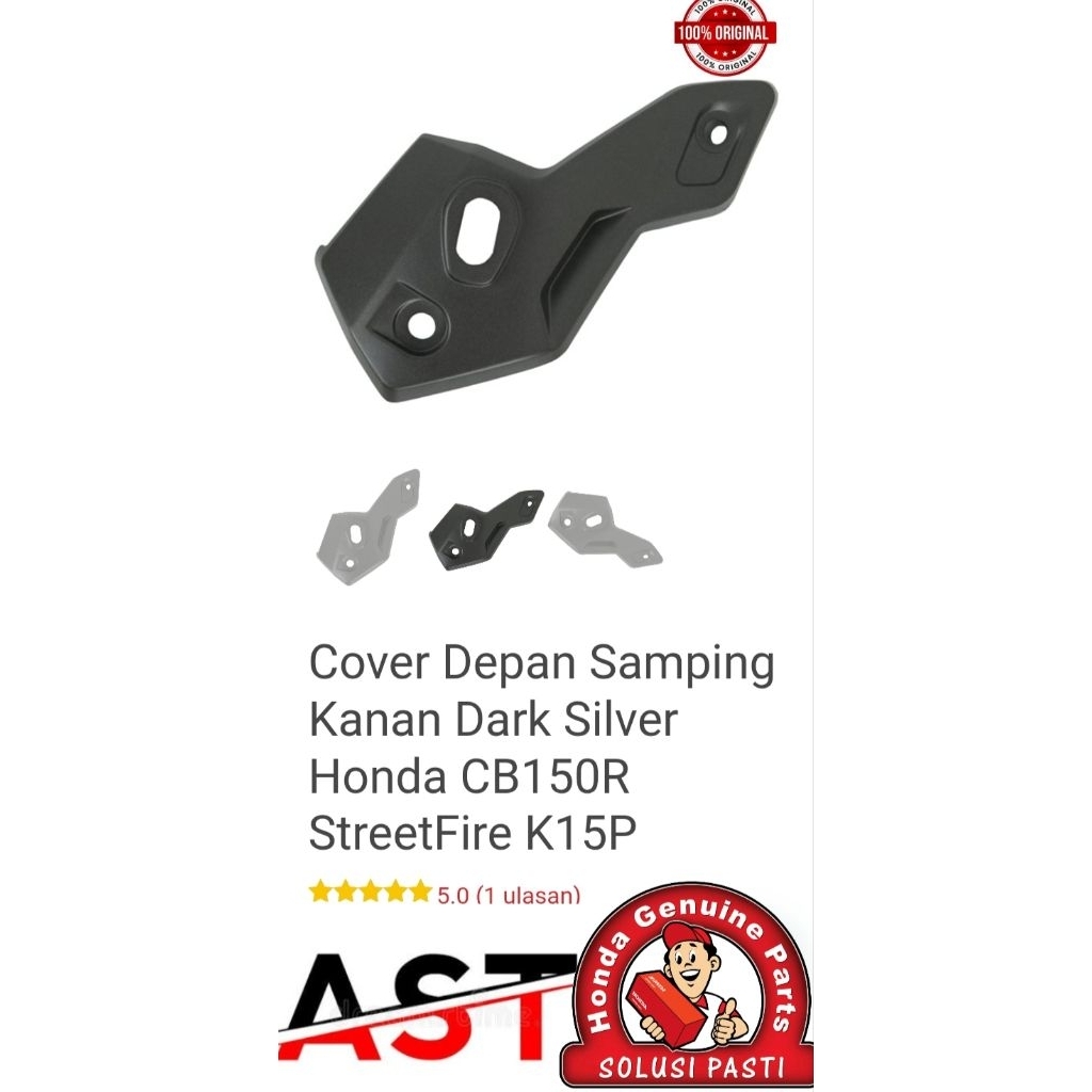 KUPINGAN lampu kiri CB150R upside-down 2021,2022,2023,2024 ORIGINAL GARANSI AHM 61302k15710za