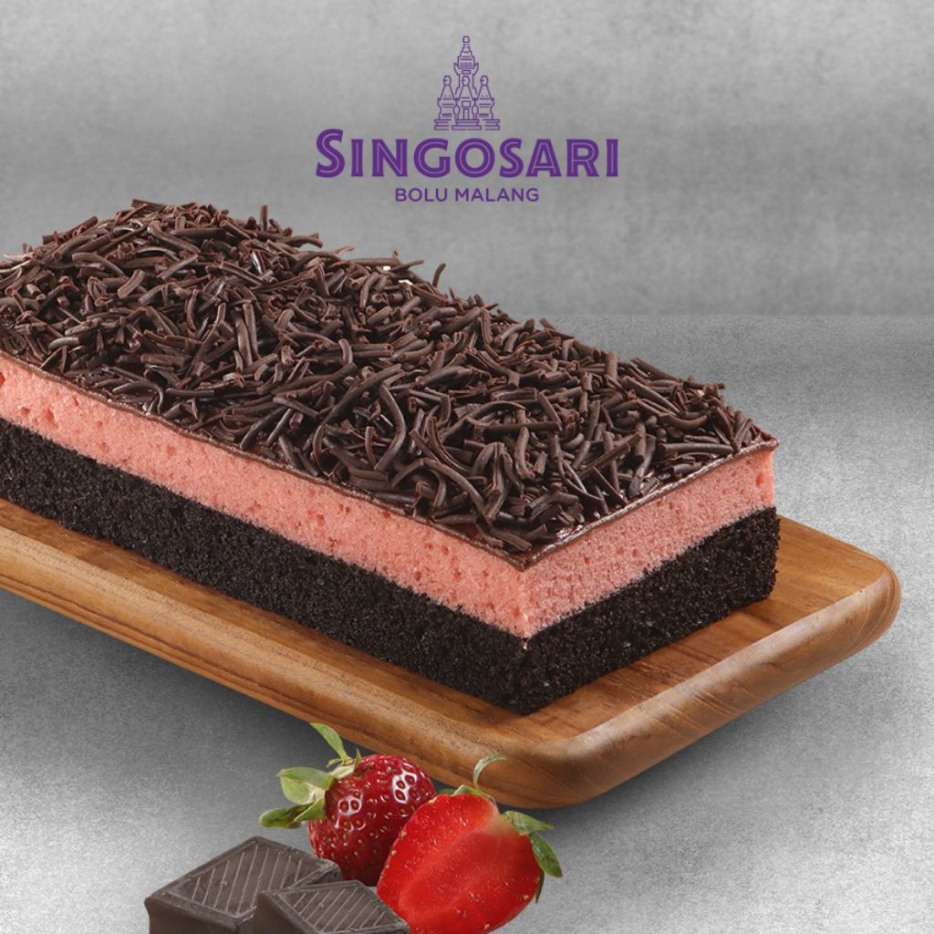 Bolu Lapis Kukus Singosari Chocoberry