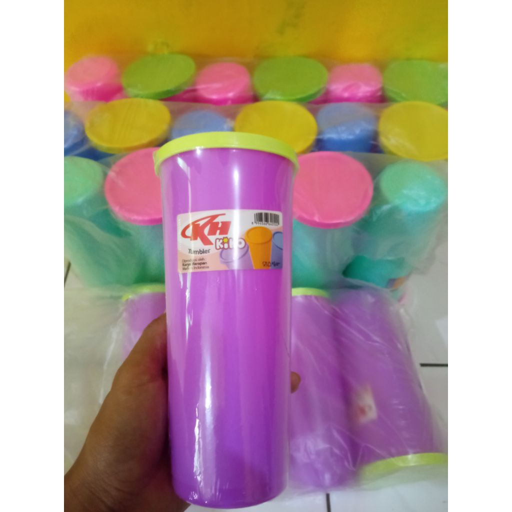 Grosir Tumbler Kiko 6 pcs polos ukuran 600 ml