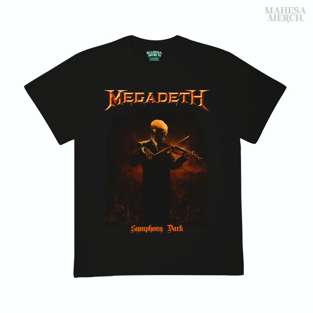 KAOS MEGADETH. KAOS BRAND. KAOS METAL. KAOS BAND  LUAR. KAOS BAND METAL.
