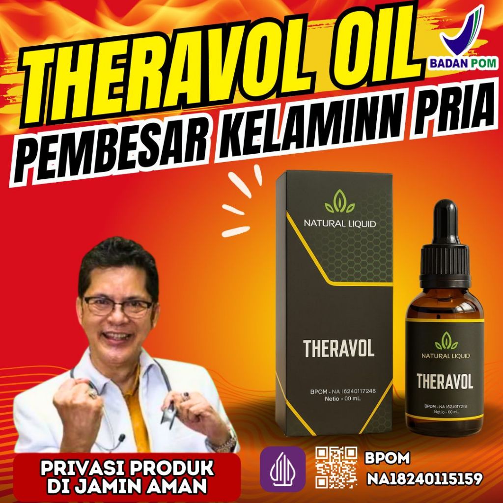 THERAVOL Minyak Pembesar Kelamin pria herbal Tradisional Halal Bpom