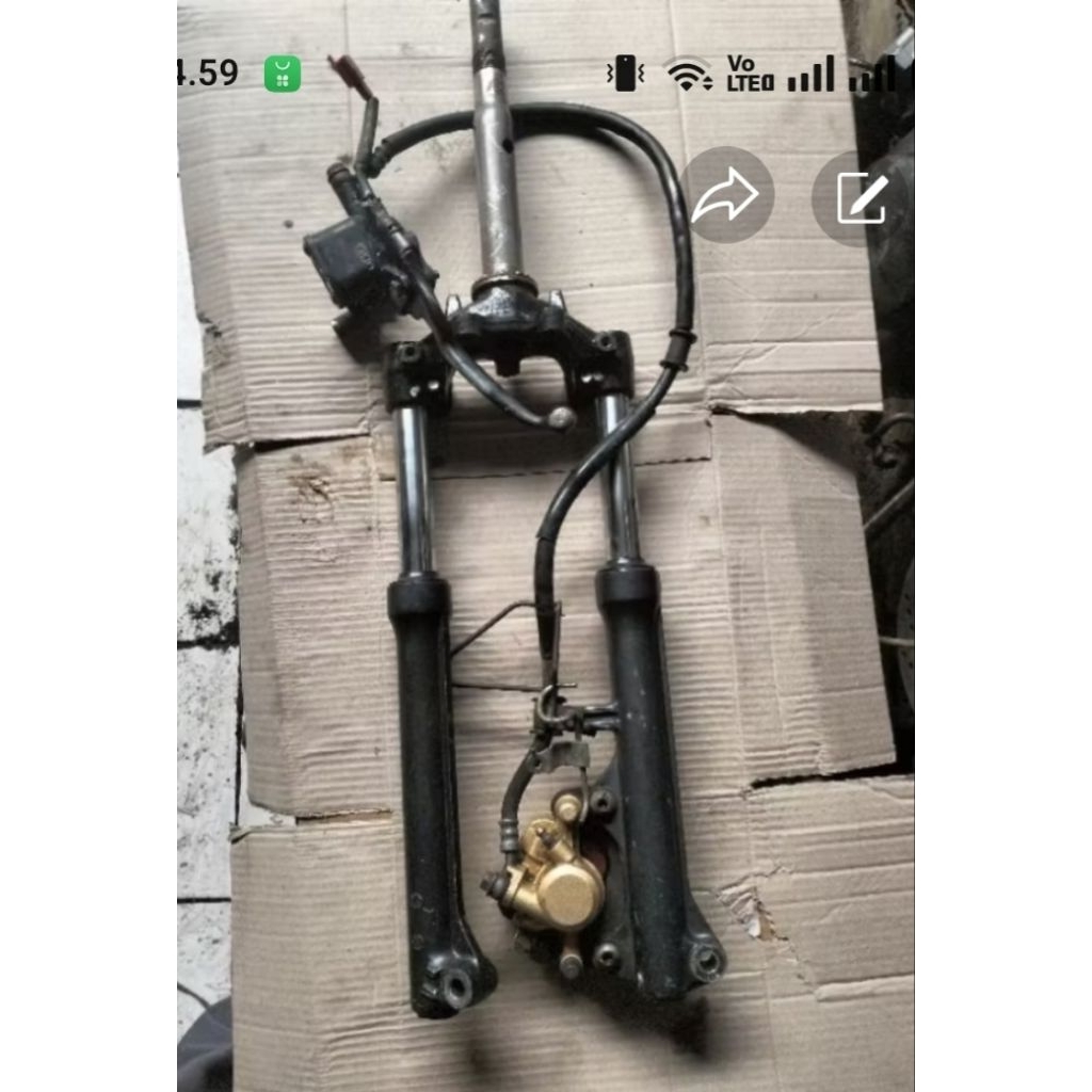 SOKBLEKER DEPAN + CAKRAM KALIPER YAMAHA JUPITER Z1 ORIGINAL COPOTAN