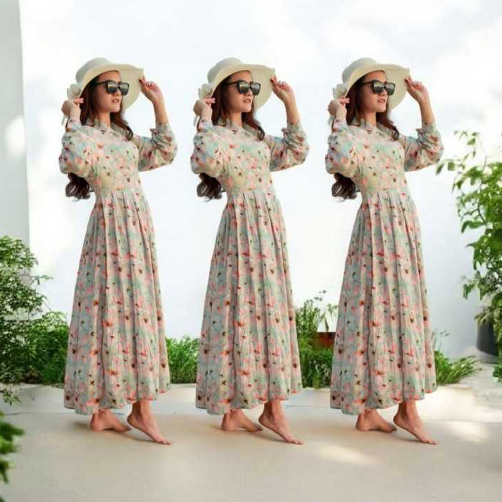 Daster Muslim Premium Tosca Home Dress Daster Kekinian Daster Premium Gamis Premium