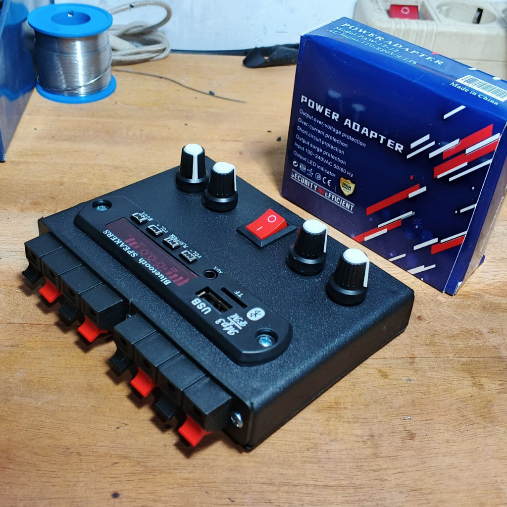 AMPLI MINI 4CHANEL DC 12V BLUETOOTH , POWER MINI , AMPLIFIER MINI BLUETOOTH 4CHANEL DC 12V SUPORT 4 