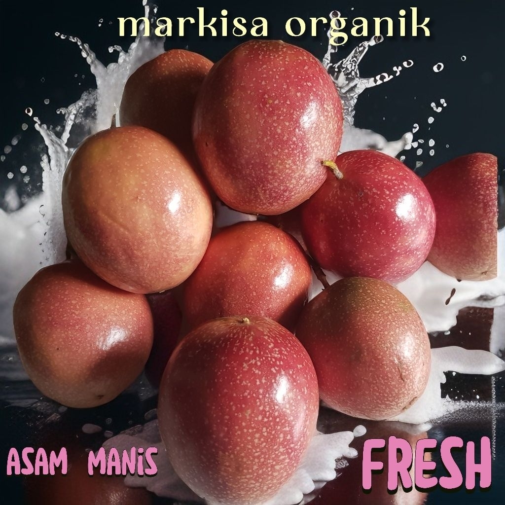 Buah markisa segar 1kg/Buah markisa kwalitas super/Buah markisa fresh/Buah markisa