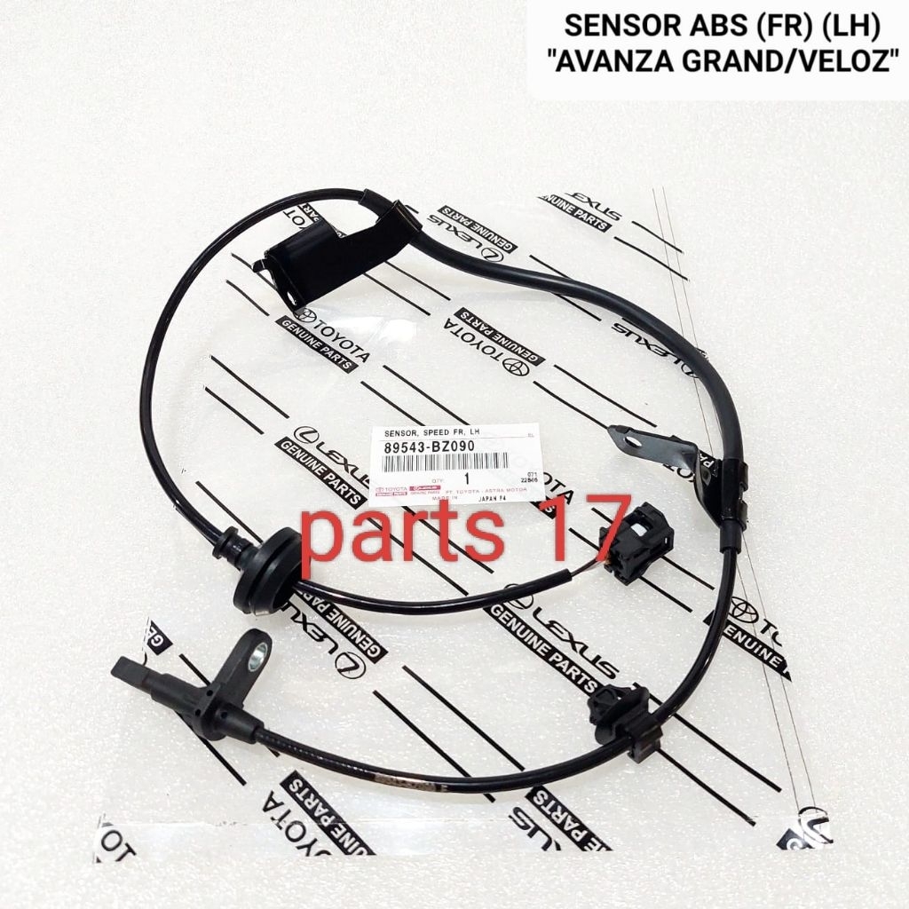SENSOR ABS DEPAN KIRI AVANZA VELOZ ASLI ORIGINAL 89543-BZ090