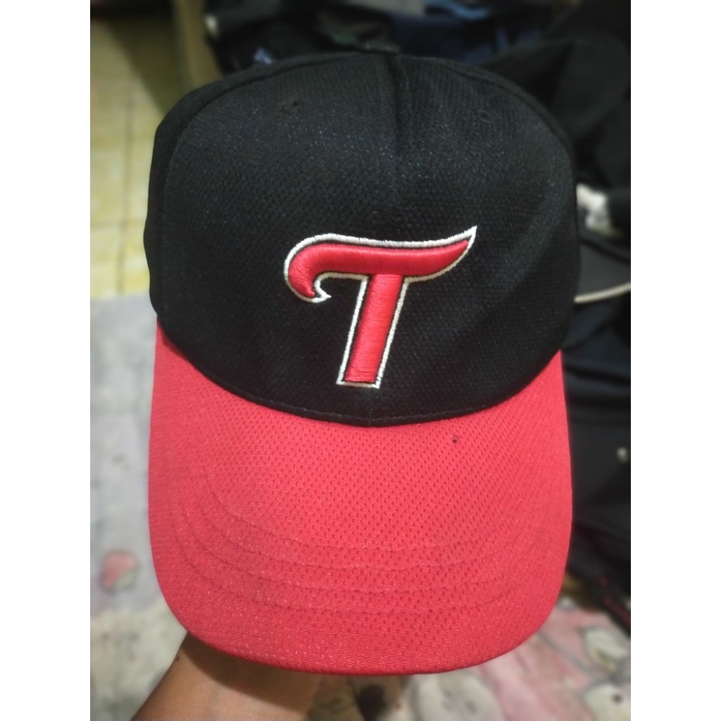 topi logo T ATC bordir builup