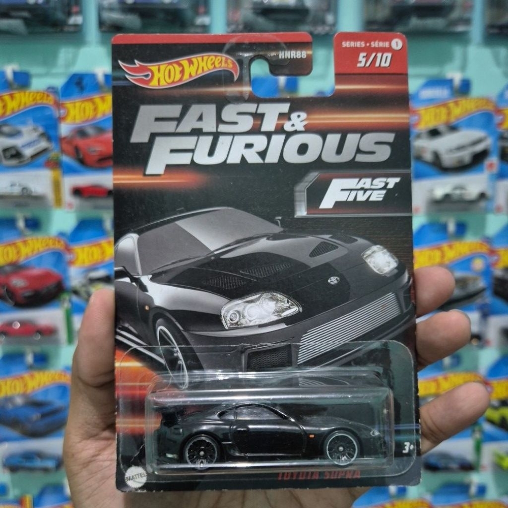 HOT WHEELS FAST AND FURIOUS TOYOTA SUPRA HITAM